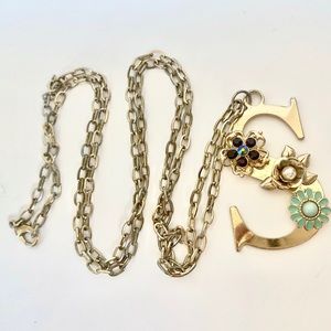 Personalized Custom Letter “S” Chain Necklace